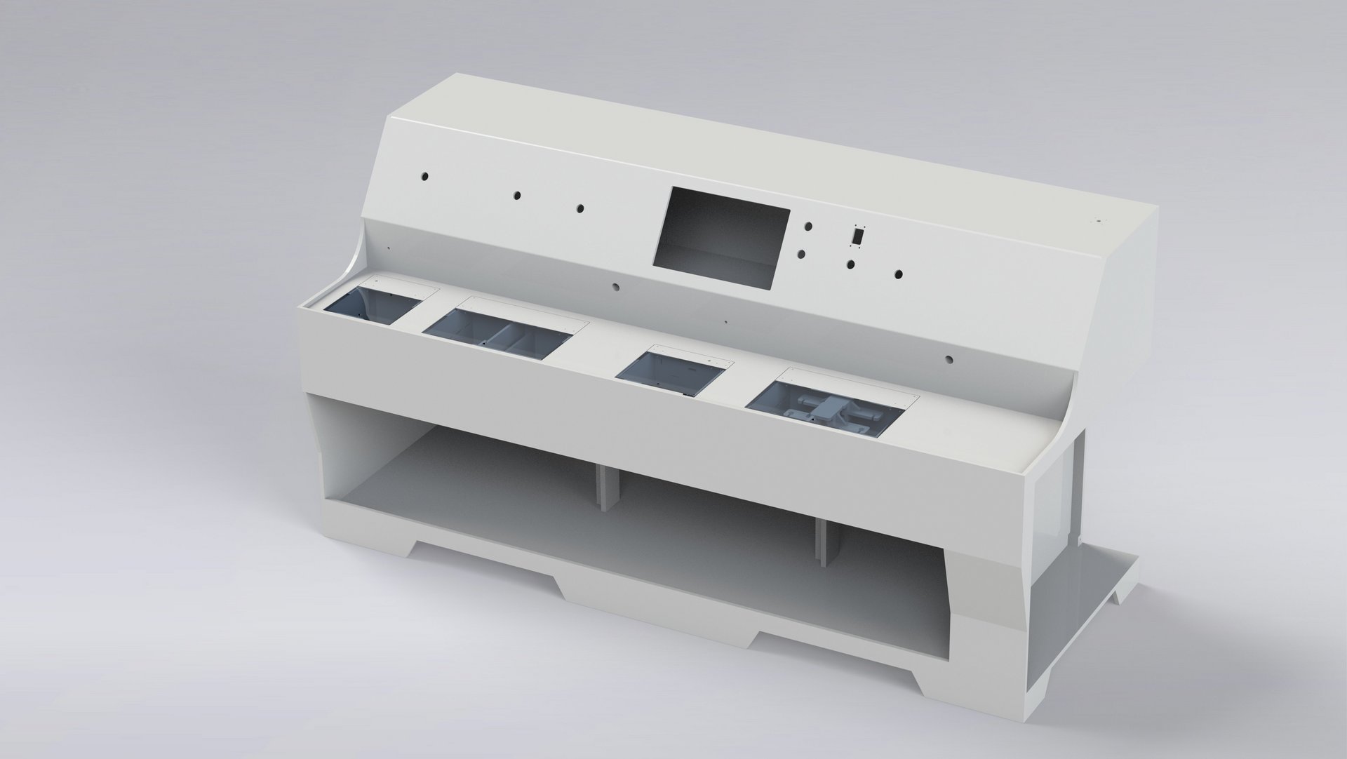 Apparatus construction made of plastic as a plastic welded design for the machine industry, chemical industry - Colasit