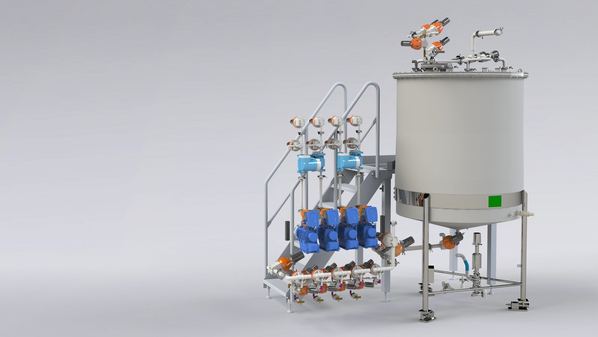 Process plant technology: ultra-pure media pipes made of plastic for the pharmaceutical industry, biotech industry - Colasit