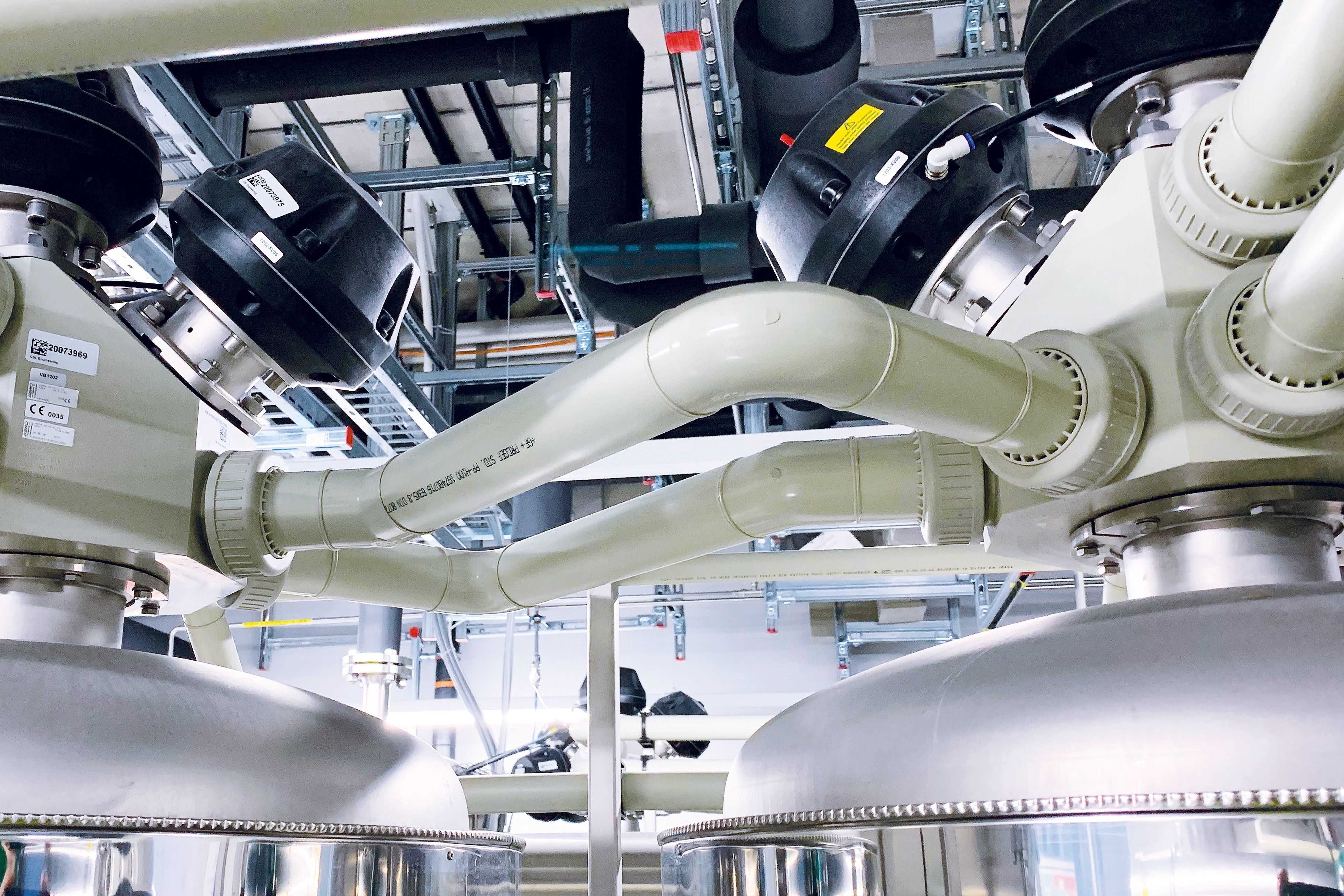 Pharmaceutical systems, biotech systems, biotech vessels, pharmaceutical vessels, ultra-pure media pipes made of plastic - Colasit