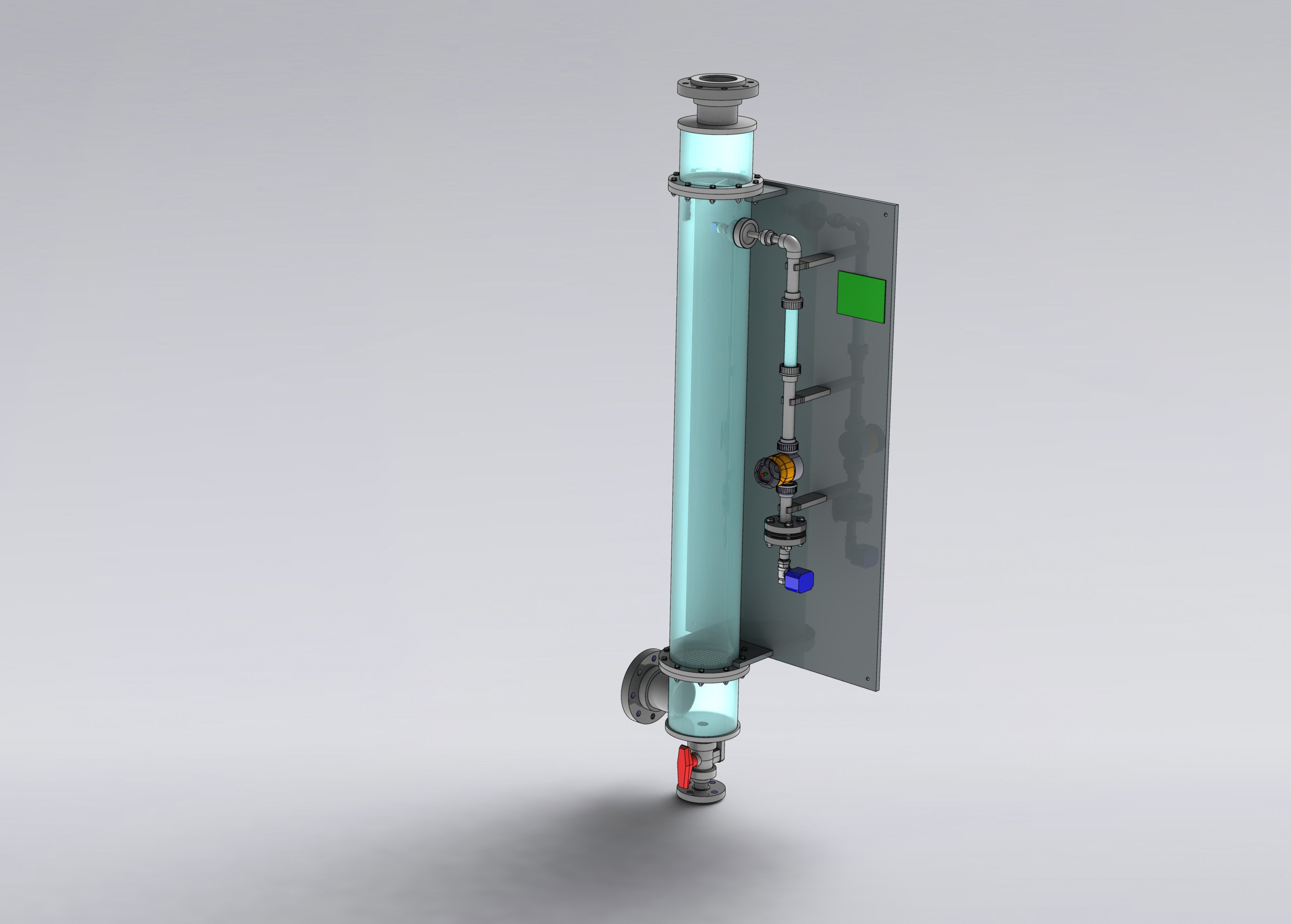 Pré-laveur d’air évacué CAVW en plastique pour les réservoirs, les parcs de cuves pour la pré-épuration des gaz d'échappement - Colasit