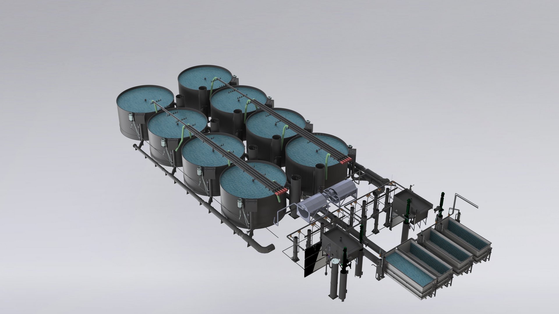 Engineering, Fischbecken, Biobewegtfilter, Airlift, Brutrinne, Entgasungssystem in Kunststoffausführung - Colasit