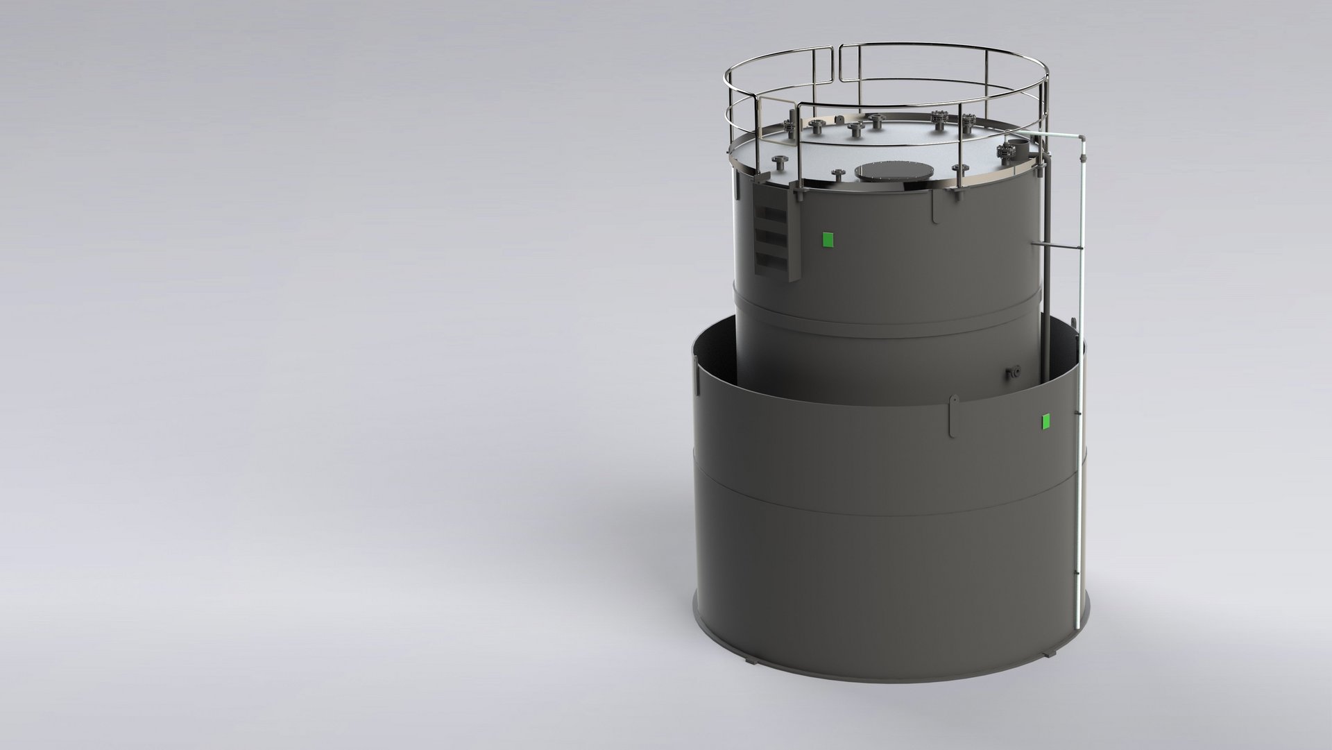 Plastic storage vessel, plastic vessels to store chemicals, acids - Colasit