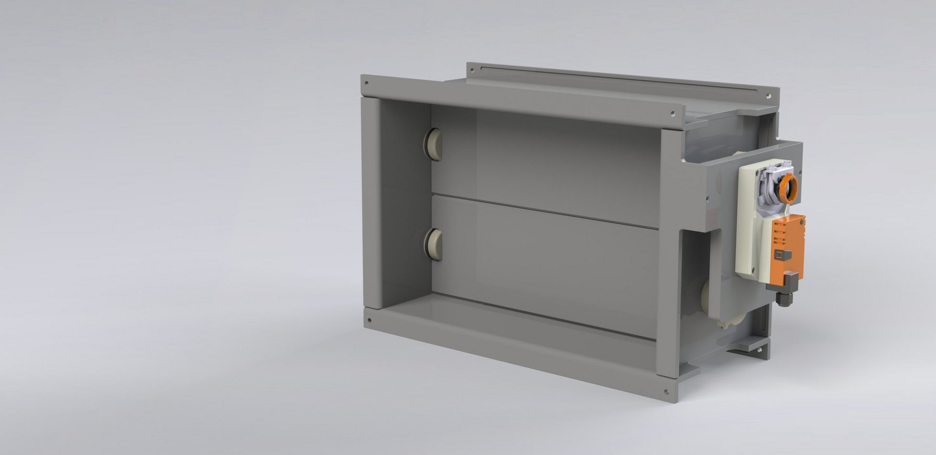 Jalousieklappen, Lamellenklappen eckig in Kunststoff - Colasit