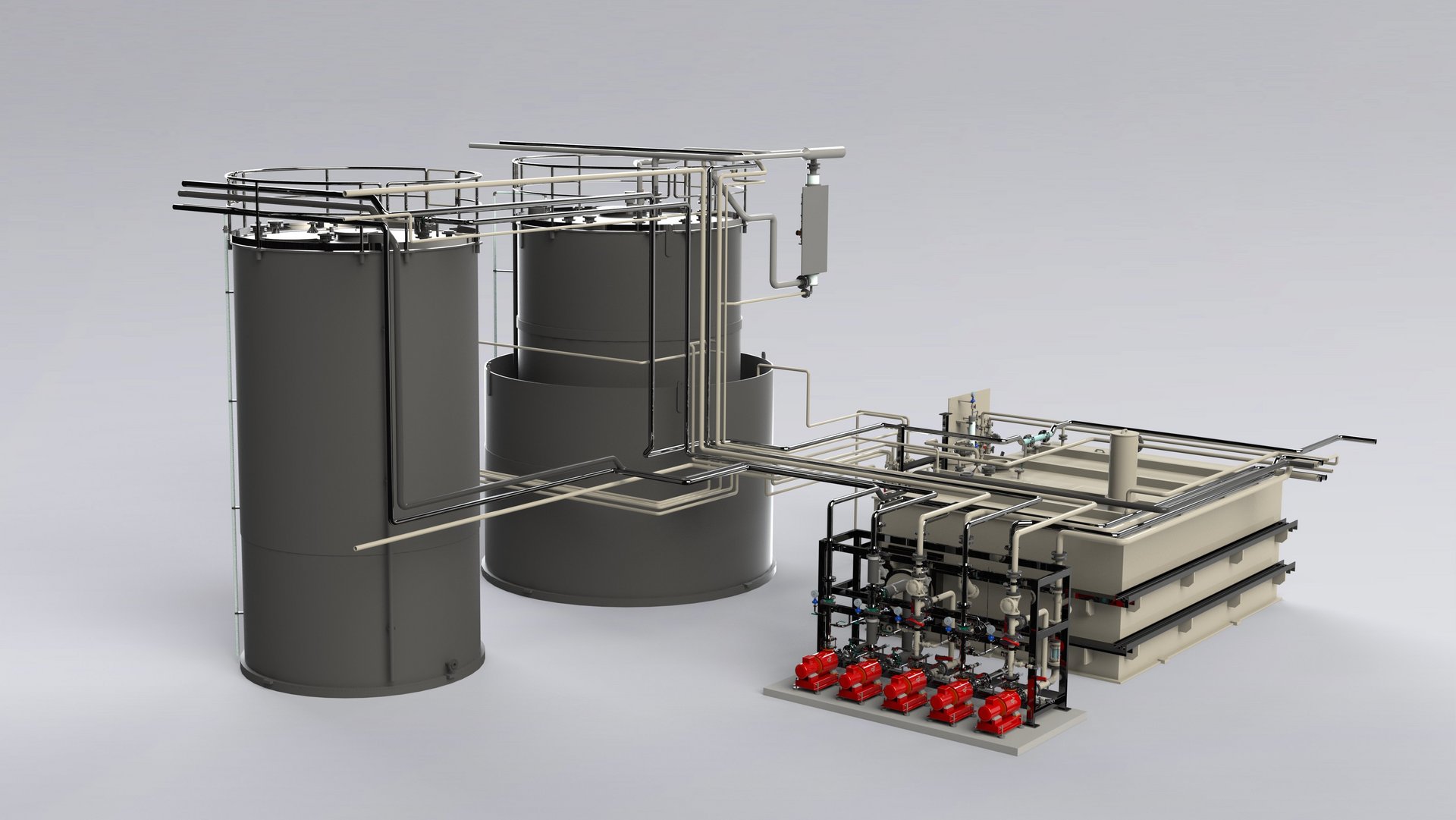 Colasit Process plant construction made of plastic