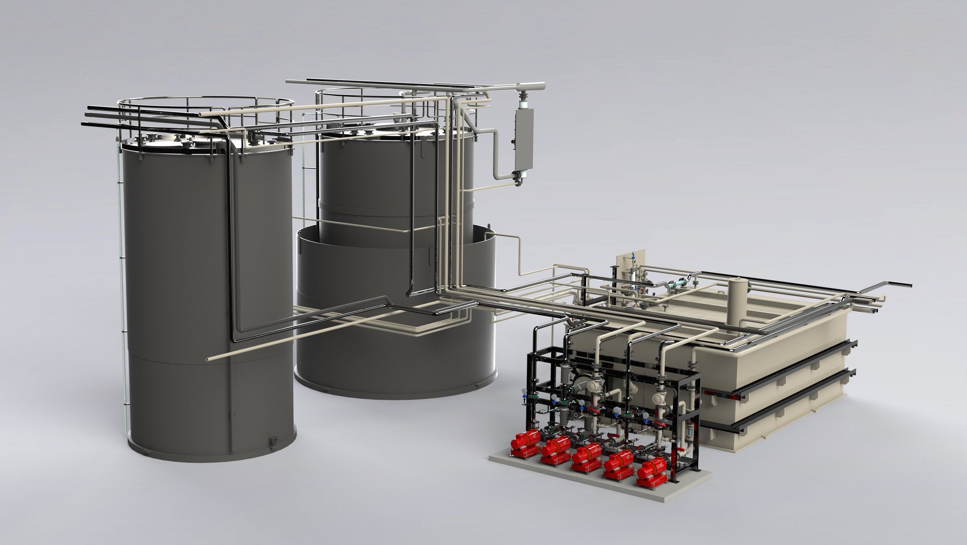 Use for system technology in the chemical and pharmaceutical industries, food industry, waste incineration plants, galvanising, anodising, made of plastic - Colasit