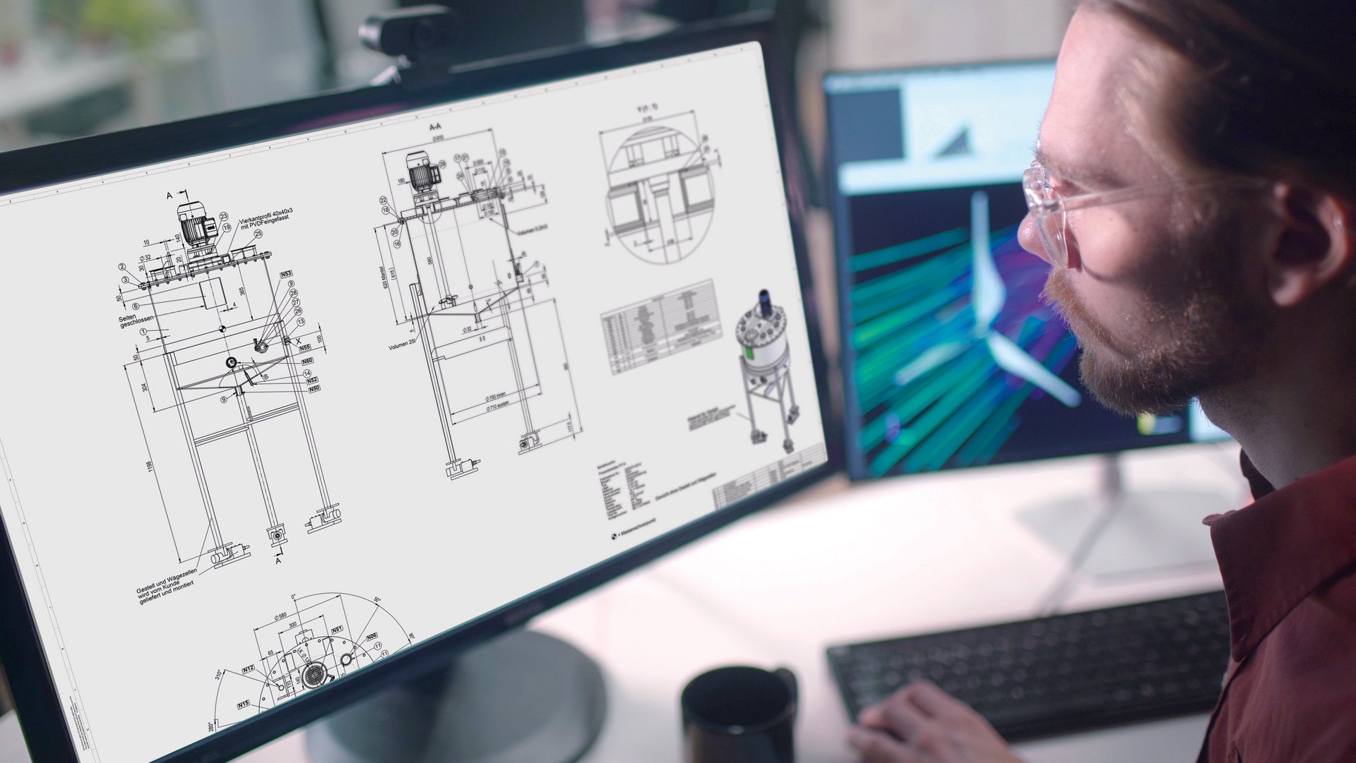 Calculation, configuration. 3D planning for vessels, tanks, systems made of plastic - Colasit