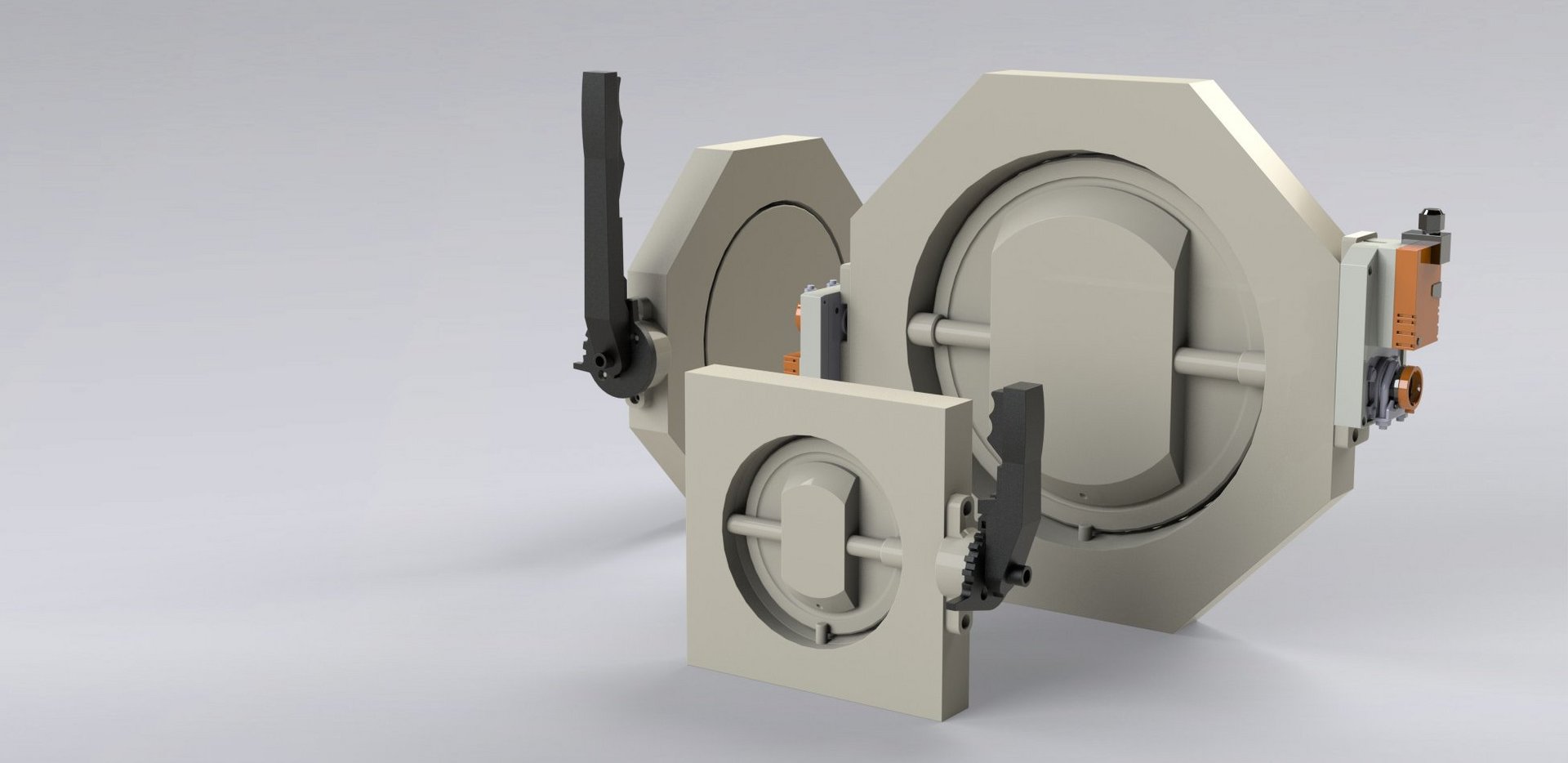 Gas-tight butterfly valves Gschwend in plastic - Colasit