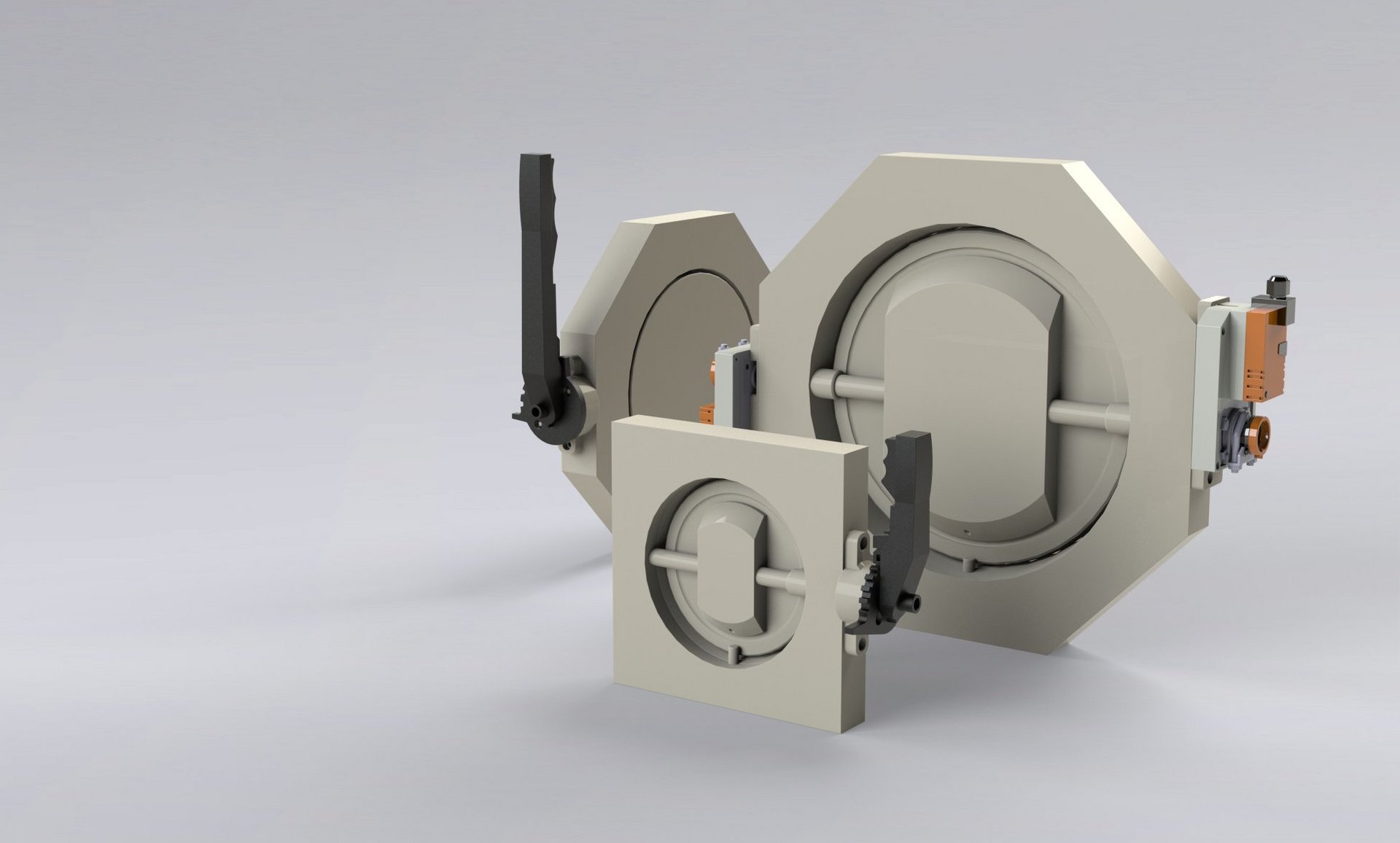 Gasdichte Absperrklappen Gschwend in Kunststoff - Colasit