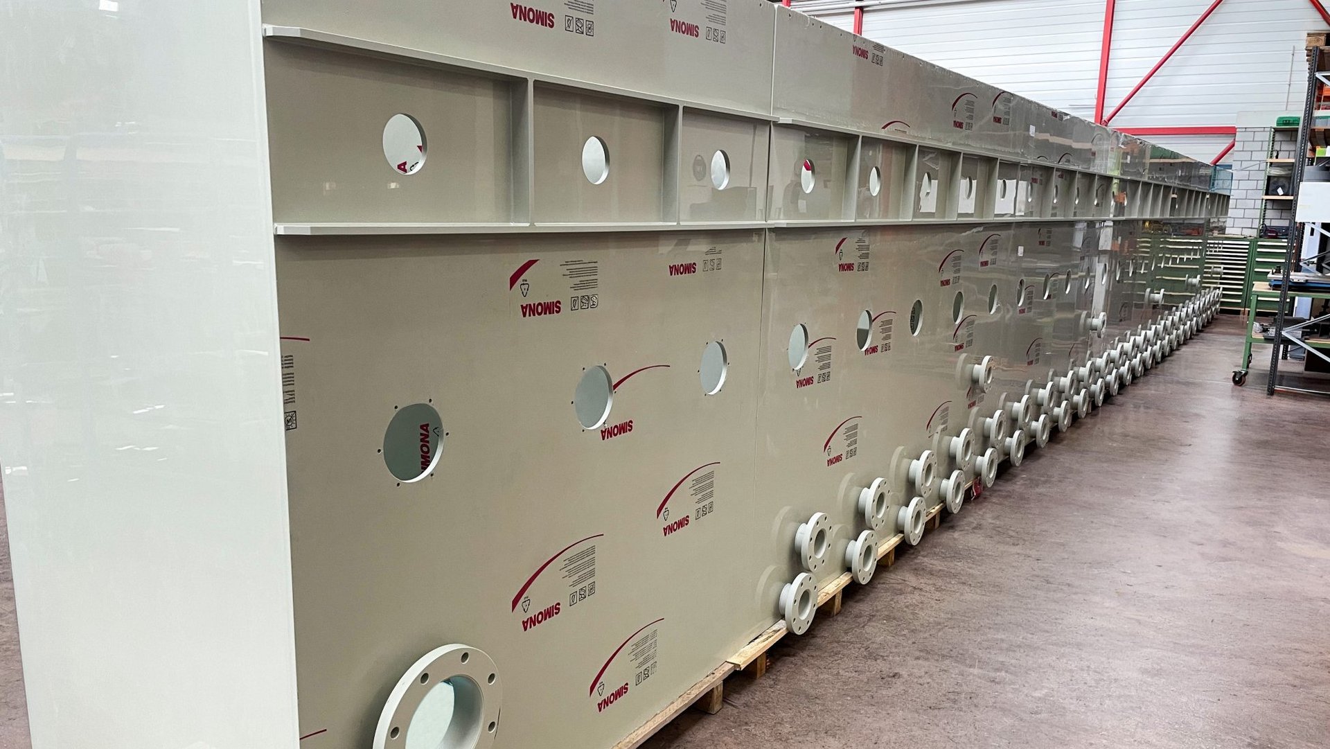 Plastic casing made of PP plastic as a plastic welded structure - Colasit