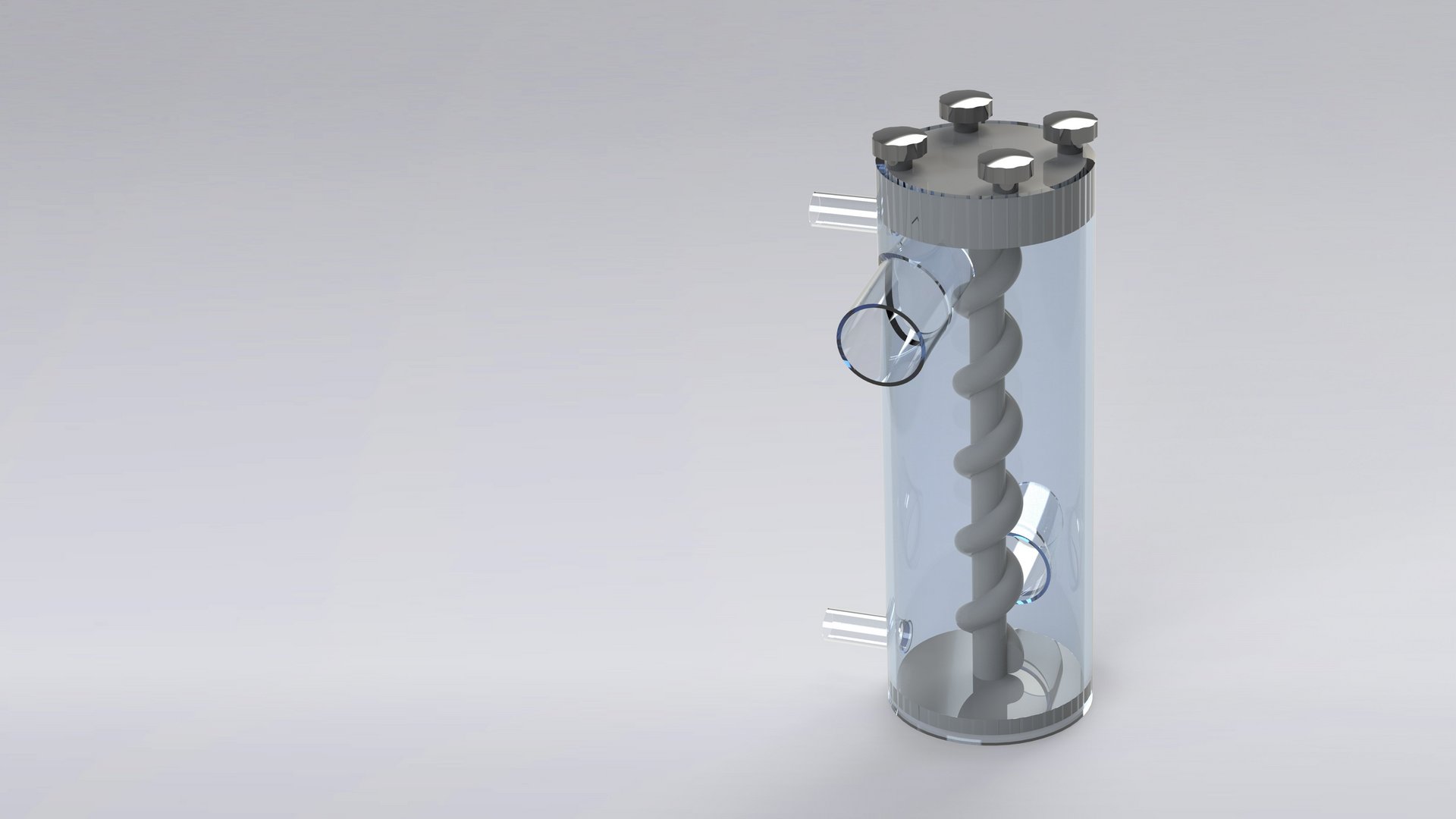 Anschauungsobjekt Wasserspiel in Kunststoff, als Kunststoffschweisskonstruktion - Colasit