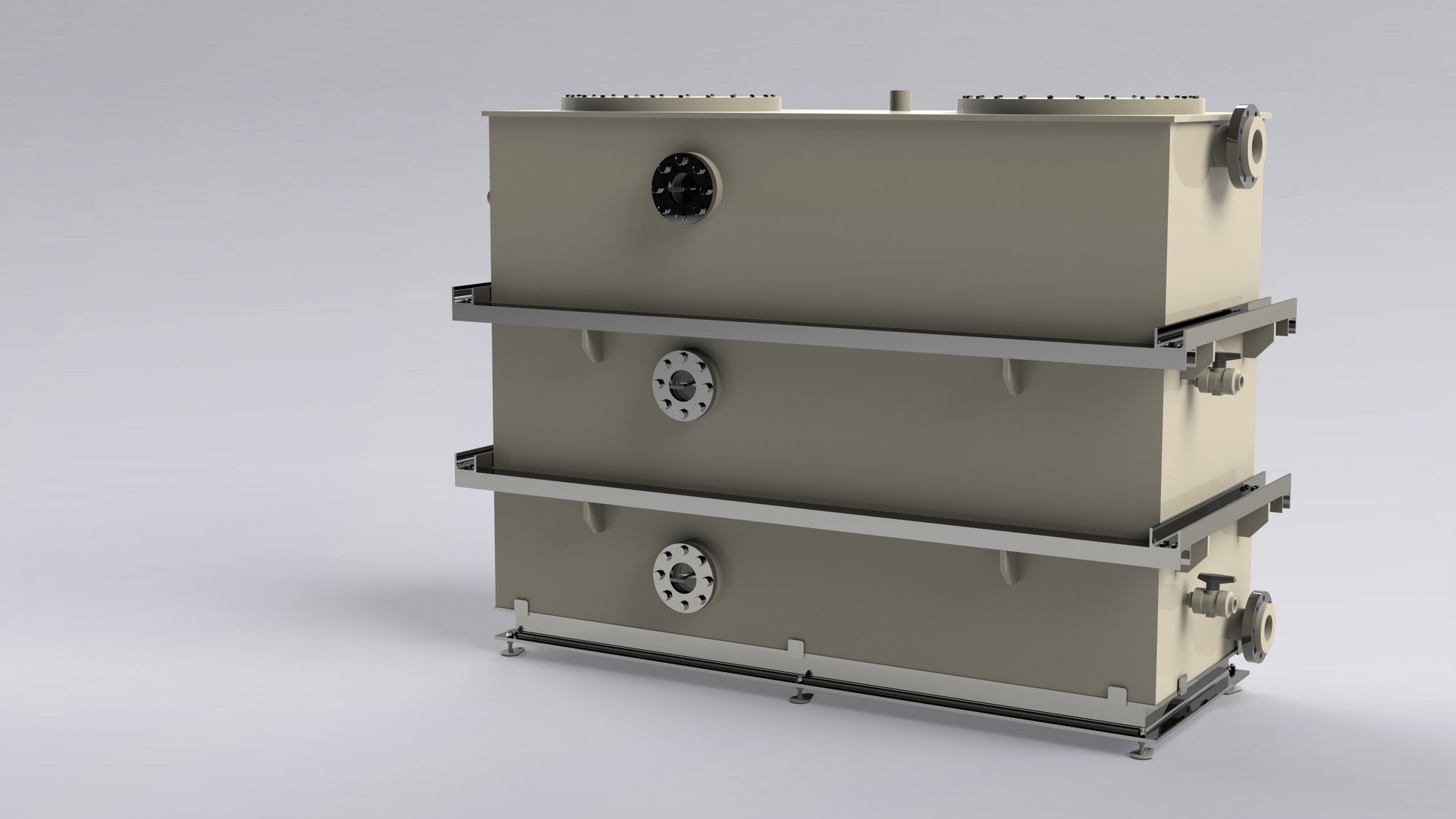 Process plant technology made of plastic for recycling plants/reprocessing plants - Colasi