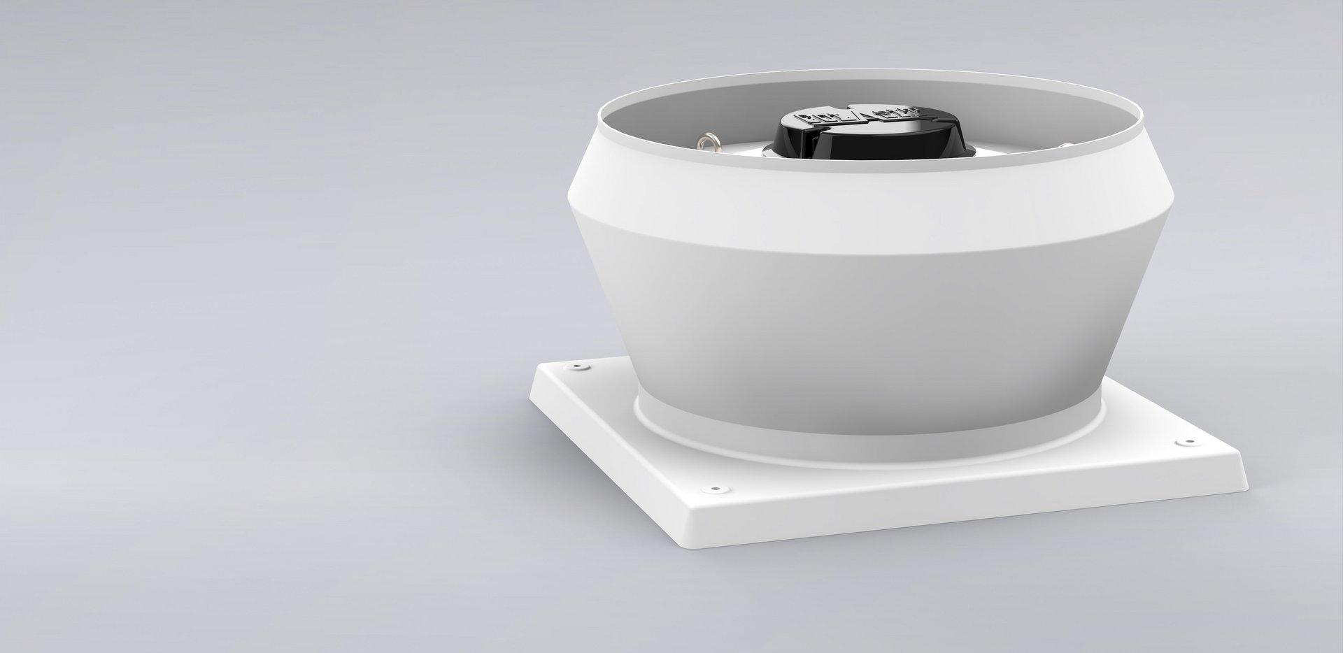 Aérateur de toit en plastique avec socle de toit pour l’aspiration de l’air évacué hors des bâtiments industriels - Colasit