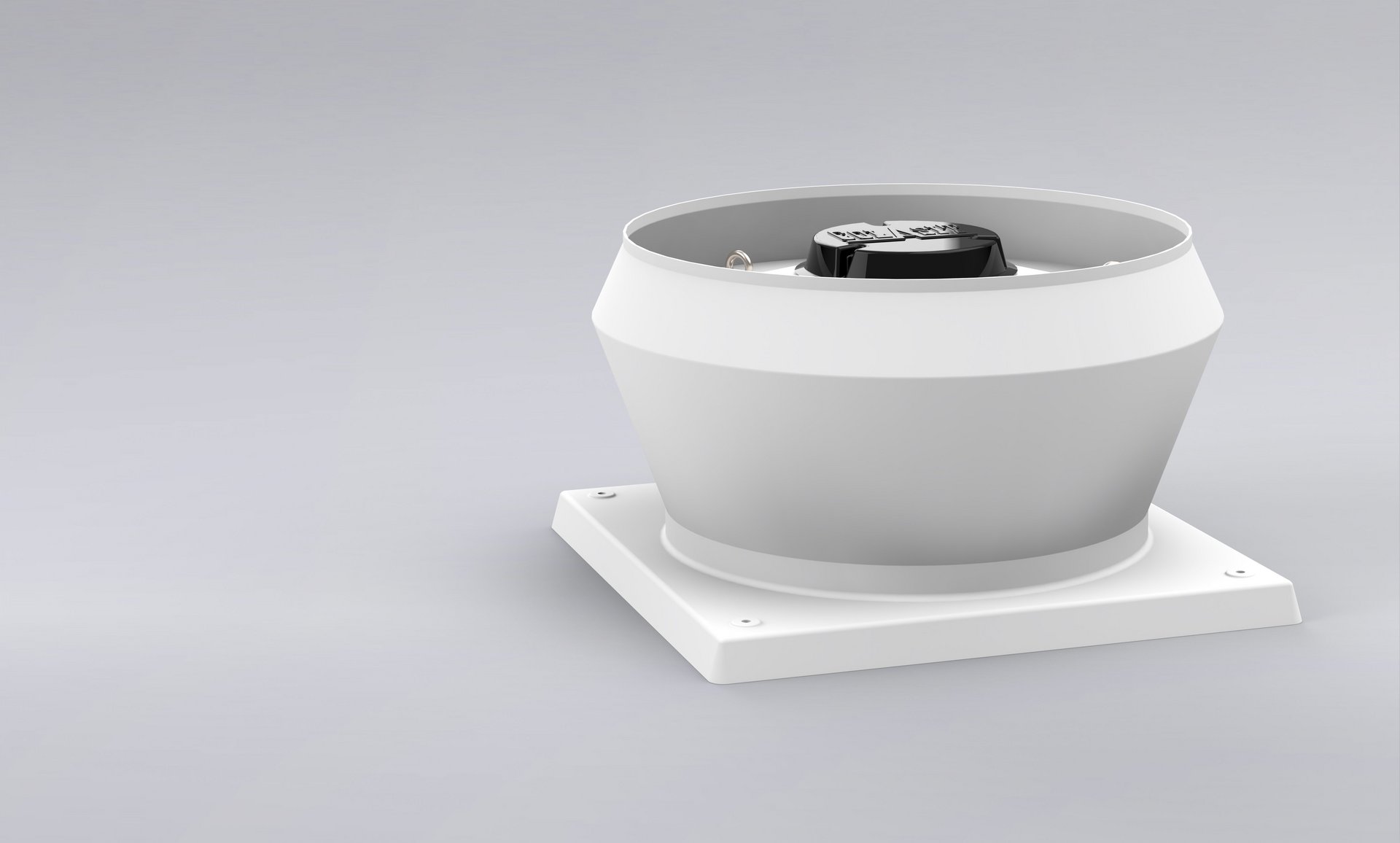 Aérateur de toit en plastique avec socle de toit pour l’aspiration de l’air évacué hors des bâtiments industriels - Colasit