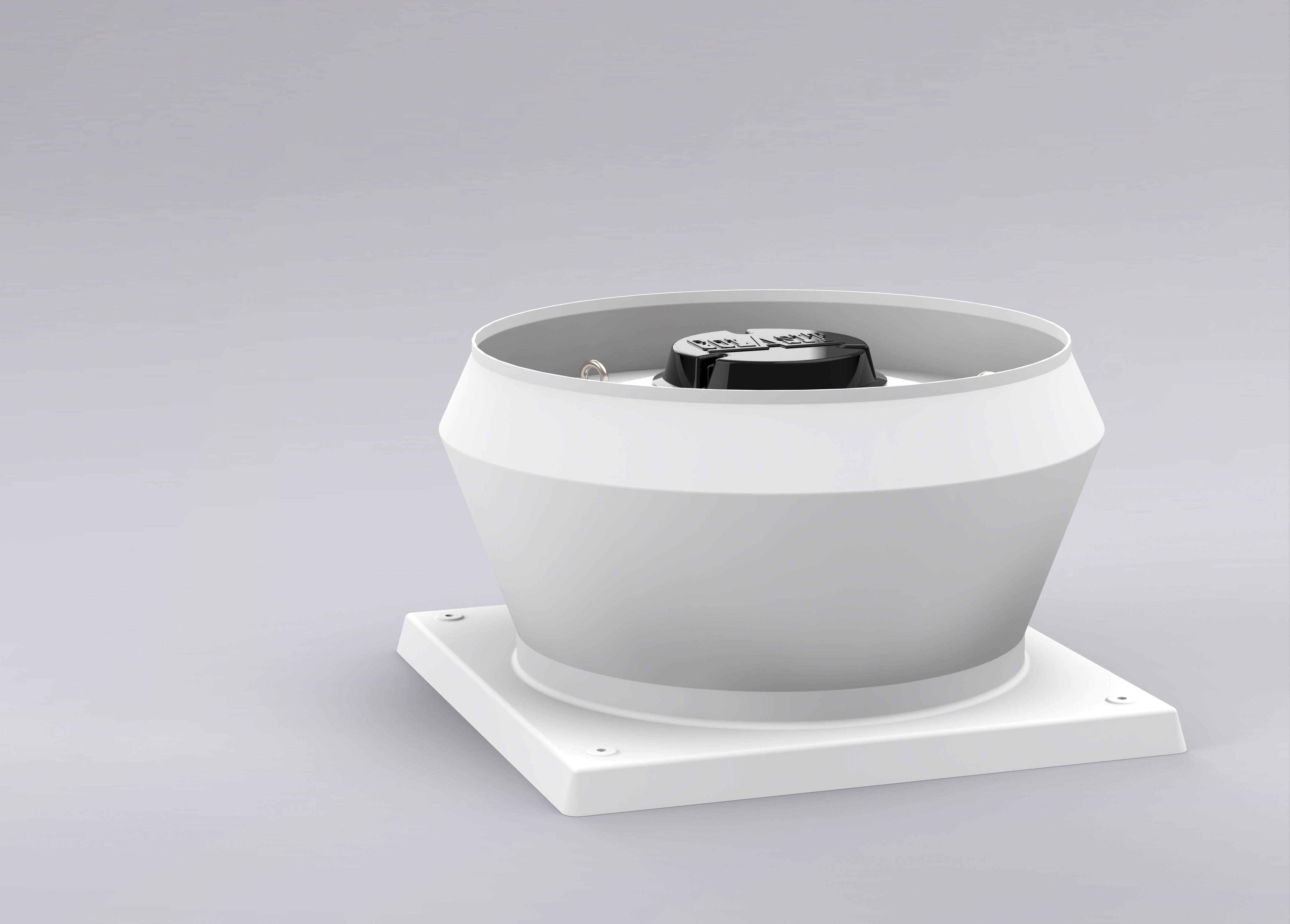 Dachlüfter in Kunststoff mit Dachsockel für Abluftabsaugung aus Industriegebäuden - Colasit