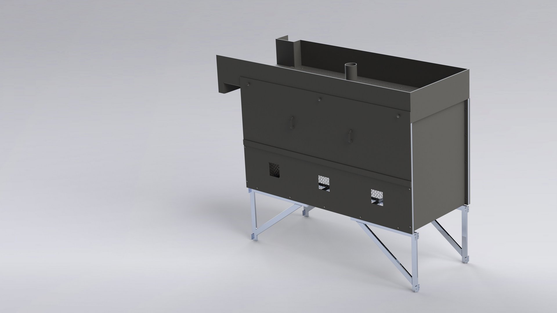 Degassing system for aquaculture plants made of plastic for sustainable fish farming and producing seafood and aquatic plants - Colasit