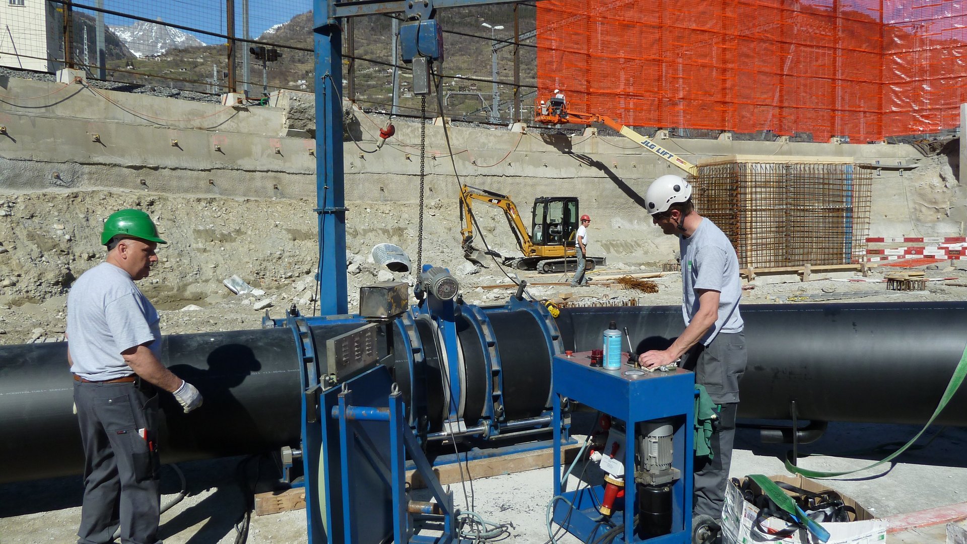 Mounting, installation of earth-laid ventilation ducts, ventilation pipes - Colasit