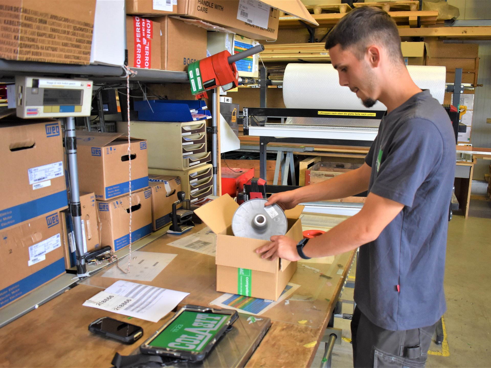 Verschleiss- und Ersatzteillager für Kunststoffventilatoren und Abluftwäscher - Colasit