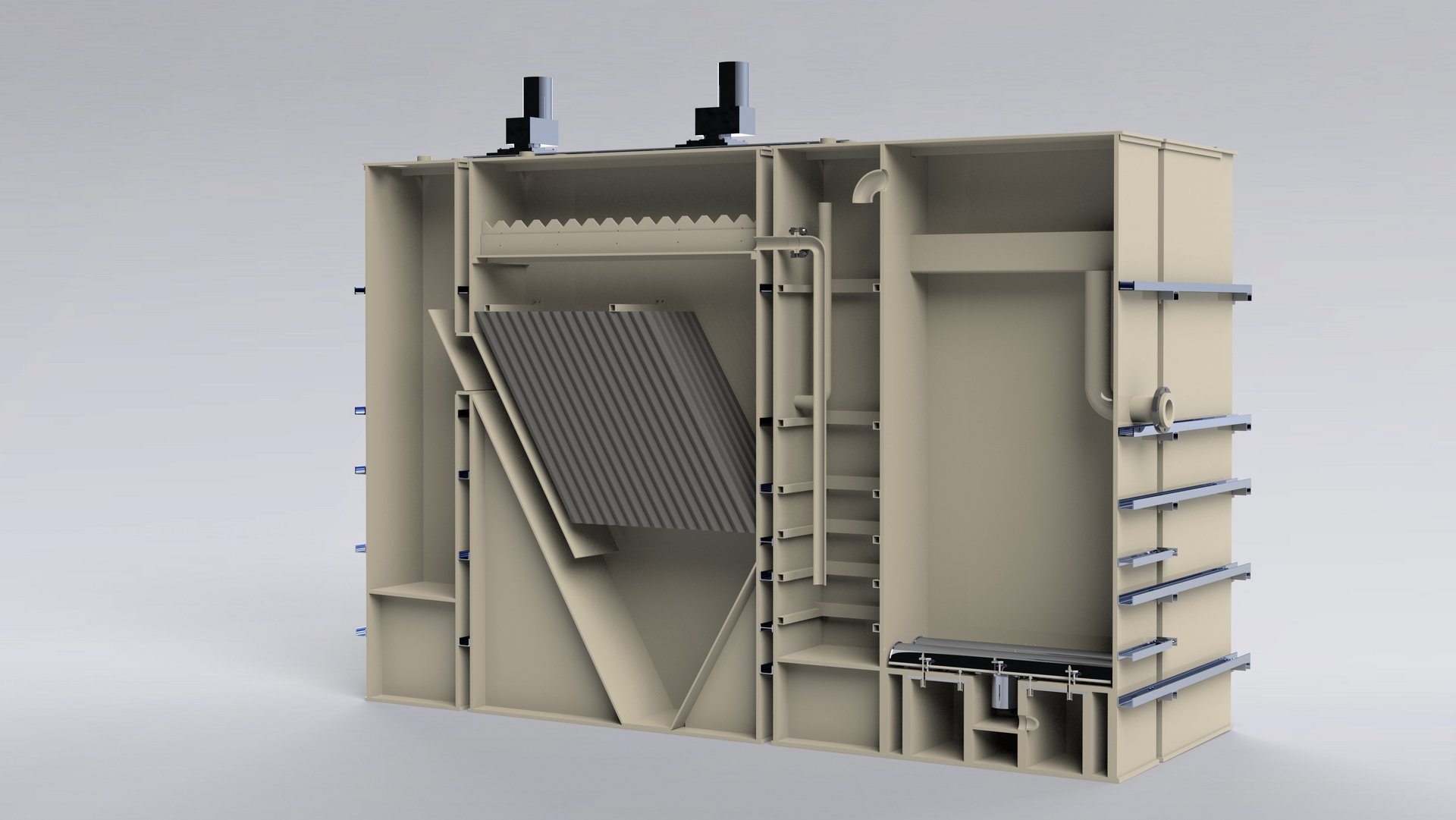 Use for recycling systems, treatment plants, separation systems made of plastic - Colasit 