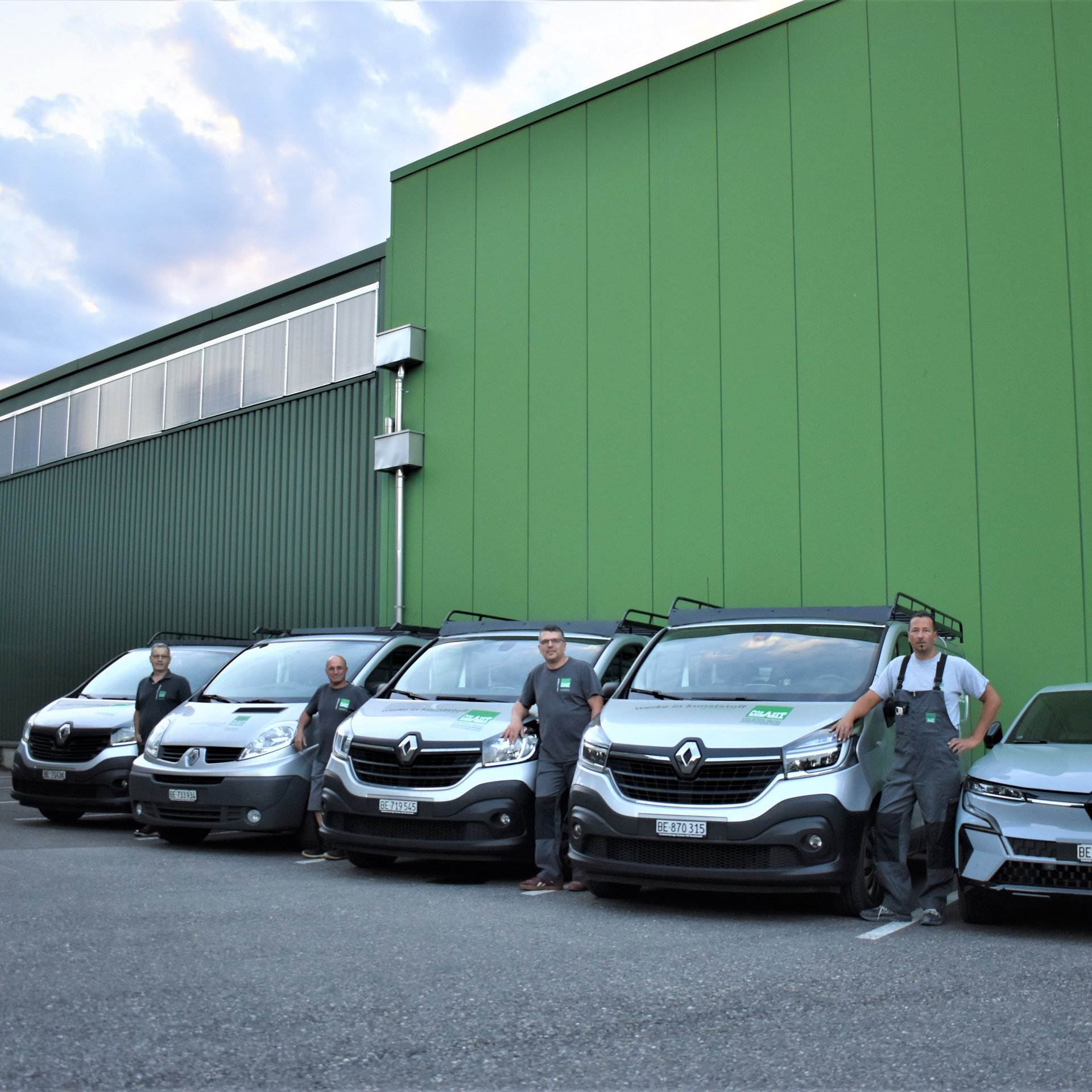 Assembly, maintenance with service vehicles service - Colasit