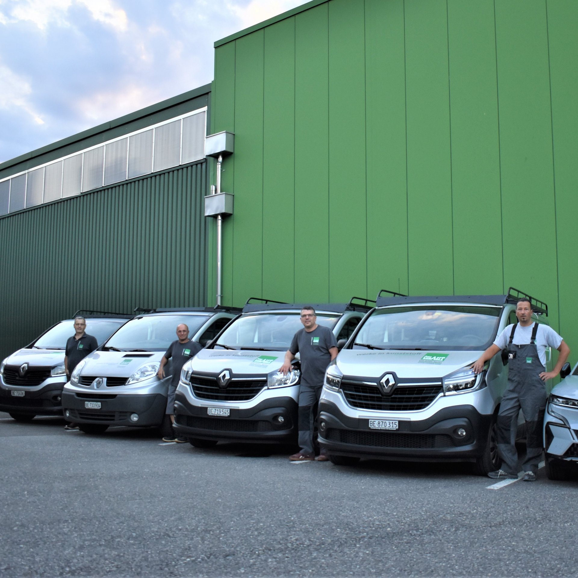 Montagefahrzeuge und Monteure für Montage- und Instandhaltungsarbeiten - Colasit