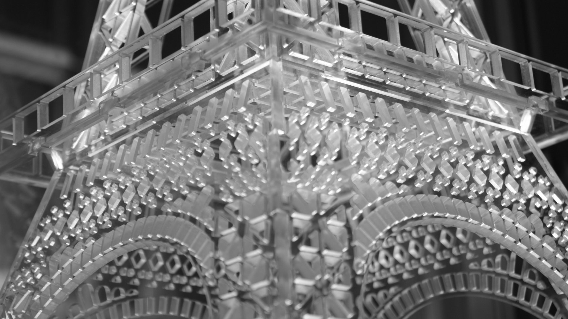 Ausstellungsobjekt-Eiffelturm in Kunststoff - Colasit