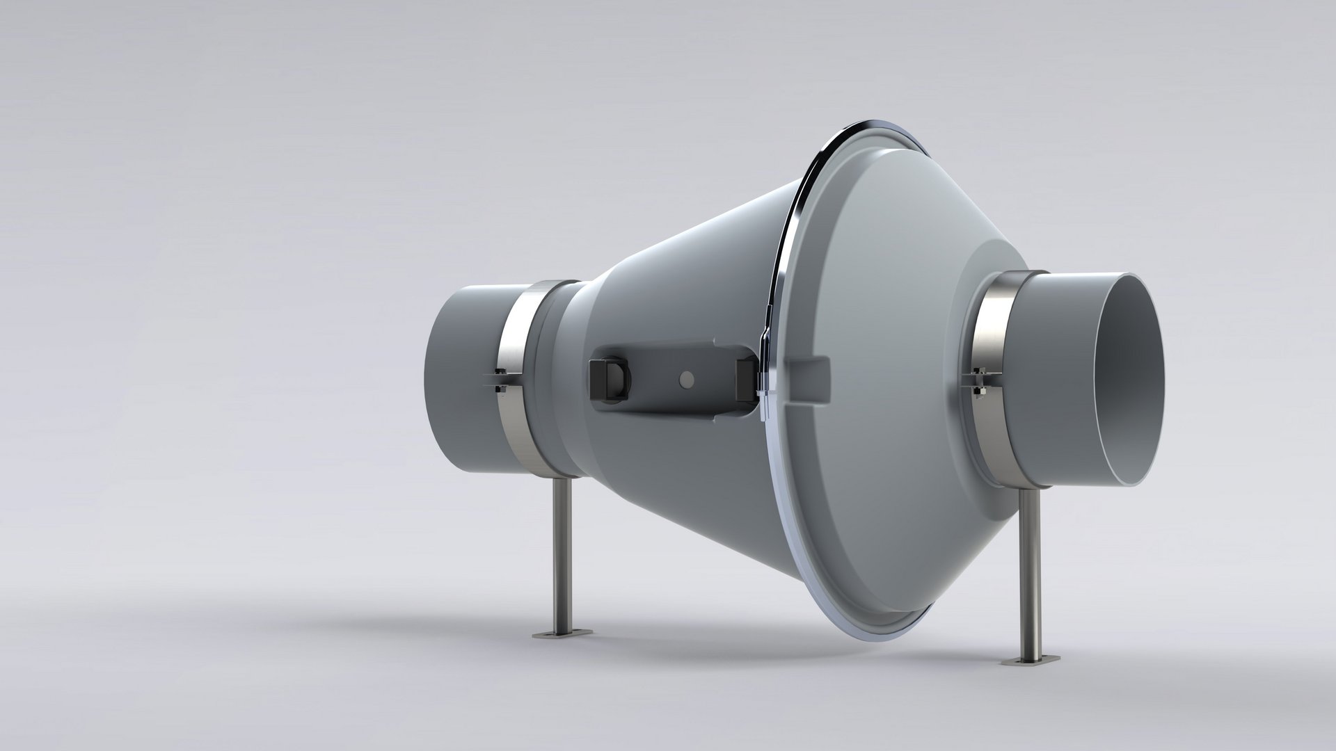 Duct fans made of plastic for installation in plastic pipelines – Colasit