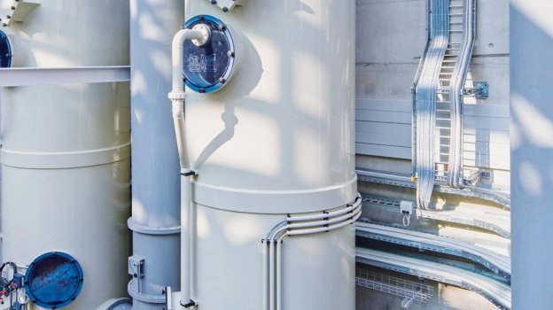 Industrial exhaust air purification systems made of plastic for environmentally-harmful exhaust air and gases - Colasit