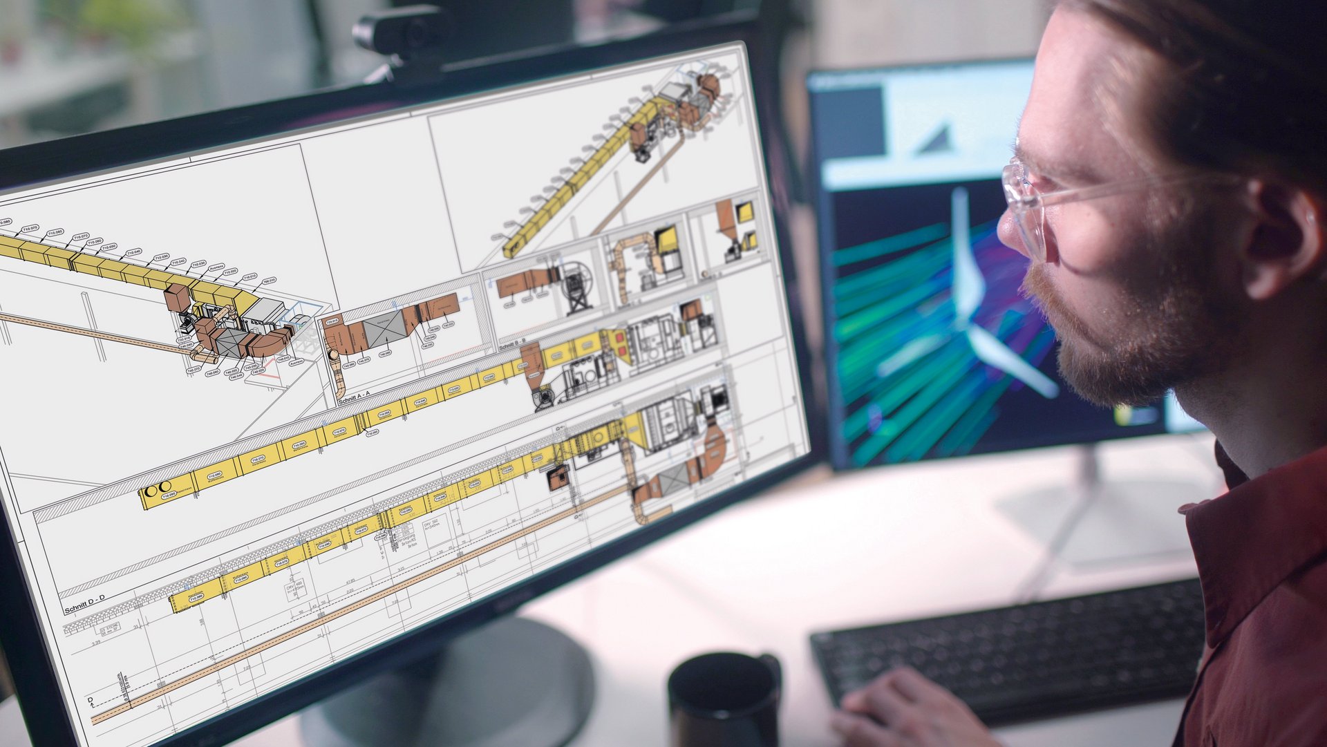 Conseil et planification pour les composants de ventilation, les installations complète en plastique