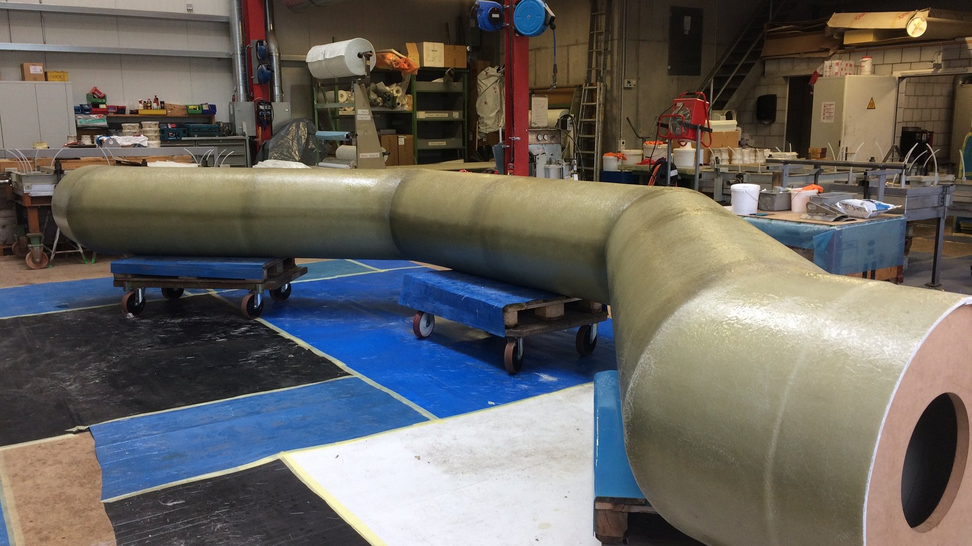 GRP pipe with PP in-liner for chemical applications - Colasit