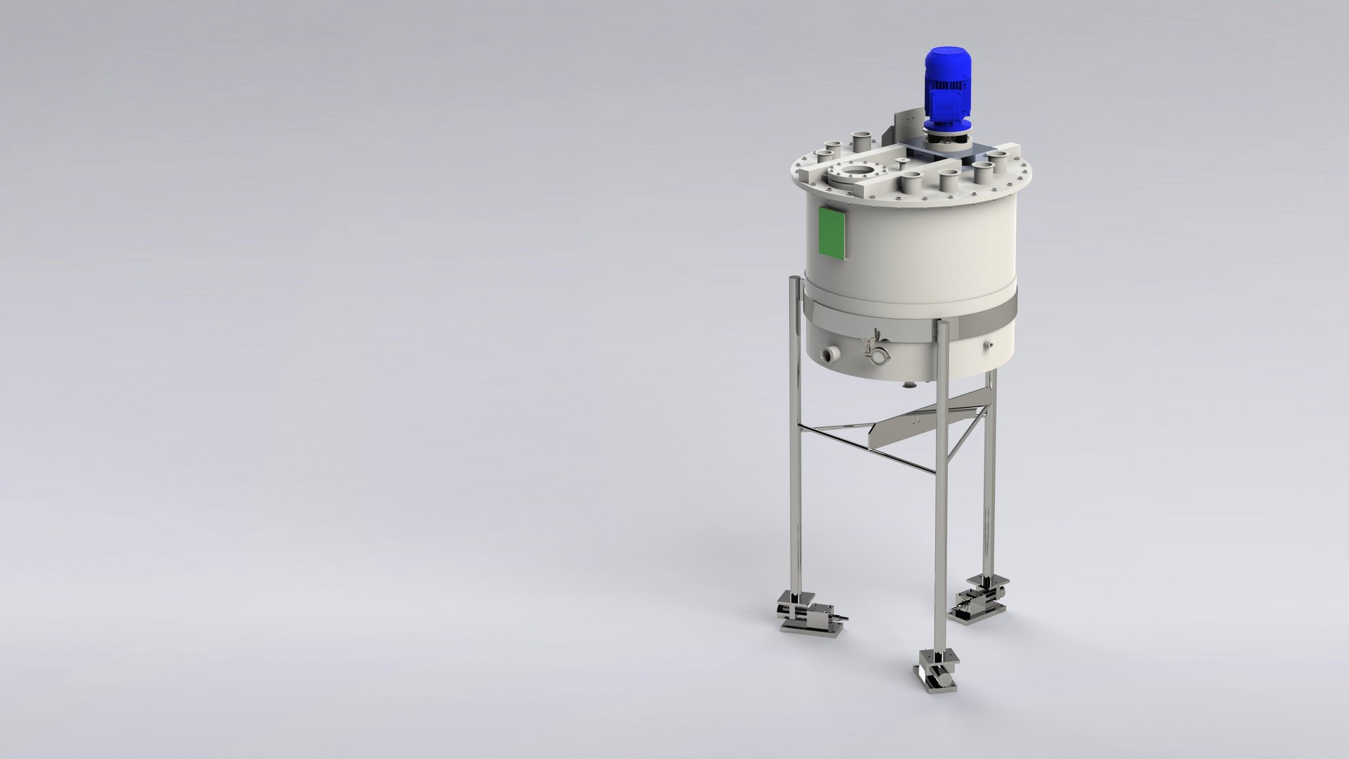 Prozessanlagentechnik, Mischanlagen, Rührbehälter in Kunststoff für die Pharmaindustrie, Biotechindustrie - Colasit