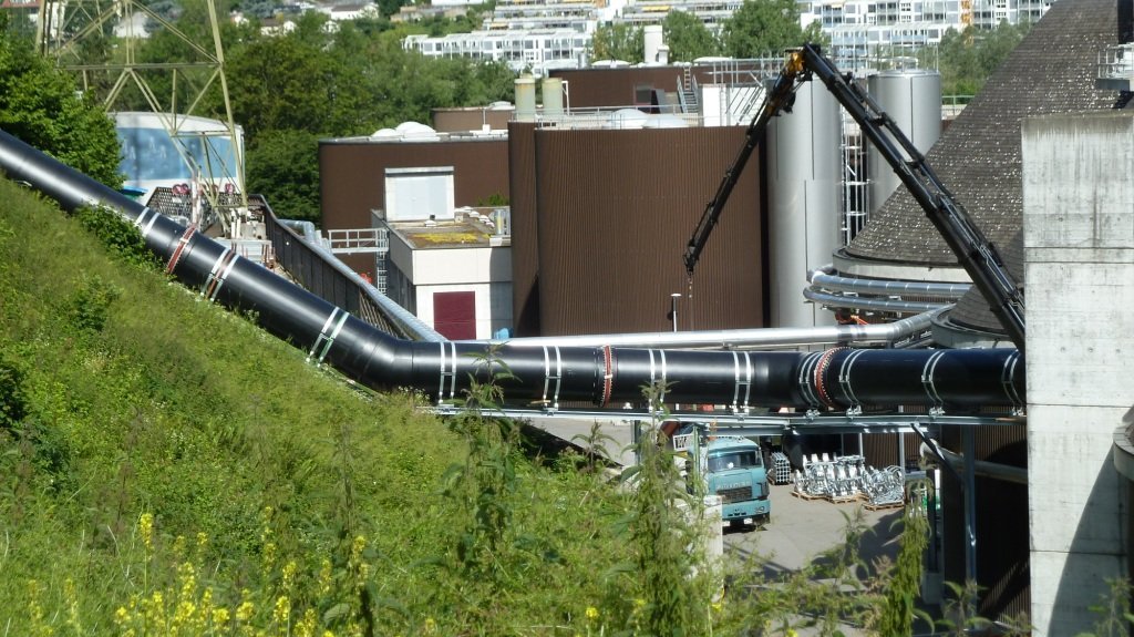 PE pipeline construction for the chemical industry, purification systems, waste incineration - Colasit