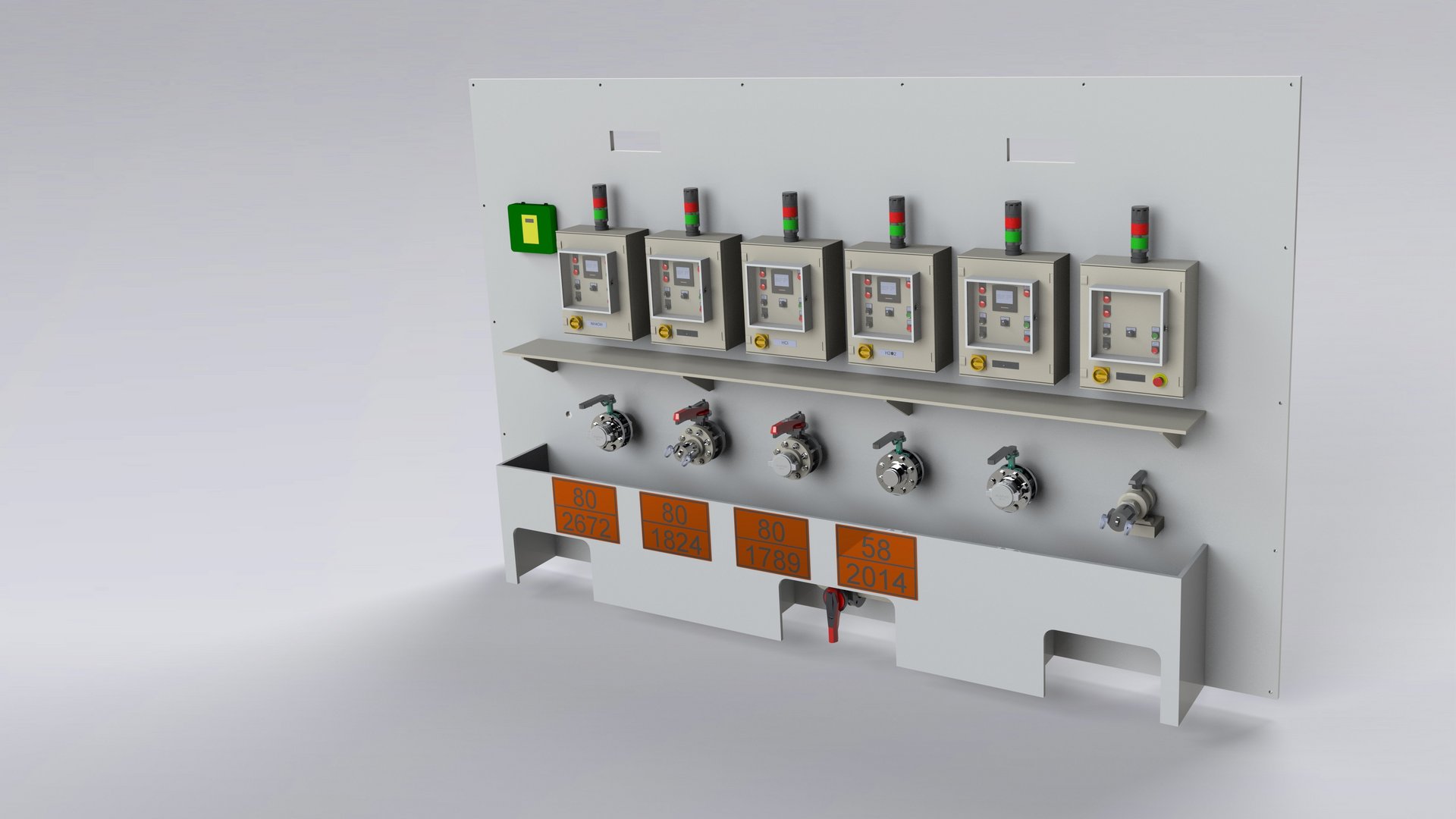 Kundenspezifische Anlieferstation für Chemikalienhandling für Tanklastwagen, Container für Befüllung von Tanks, Behältern in Kunststoffausführung - Colasit