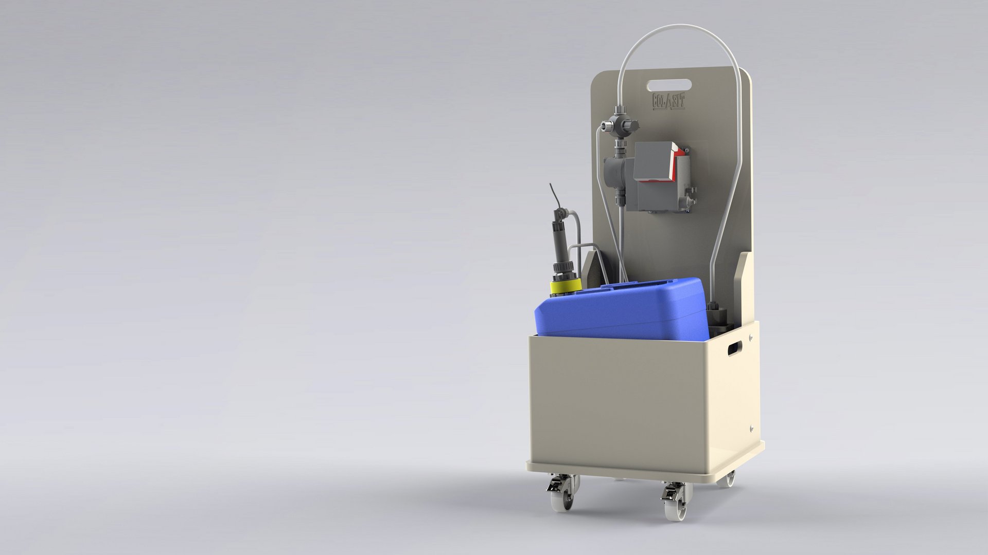 Sichere Chemikaliendosierung mit Dosierpumpe und Gehäuse in Kunststoffausführung - Colasit