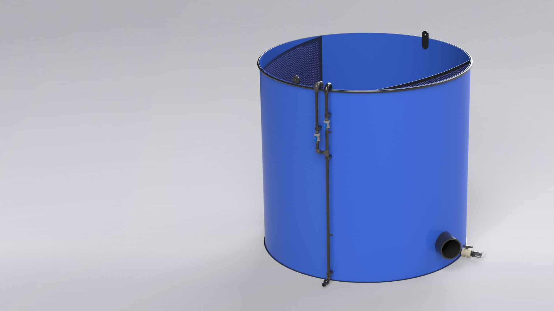 Moving bed bio reactor made of plastic for fish farming and producing seafood and aquatic plants - Colasit  