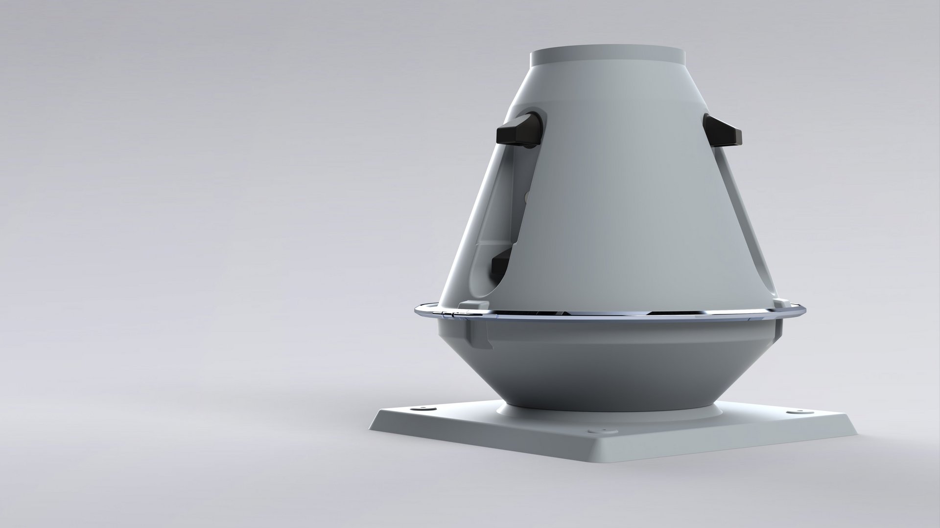 Aérateur de toit, ventilateur centrifuge de toit en plastique pour l’aspiration d’air d’un bâtiment installé sur le toit - Colasit